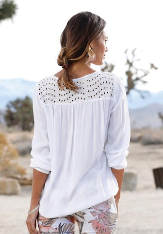 LASCANA Blouse in White