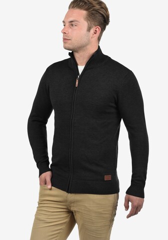 BLEND Knit Cardigan 'Norman' in Black: front