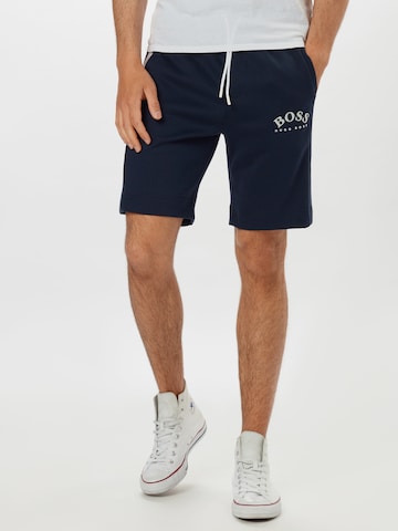 BOSS Regular Pants 'Headlo' in Blue: front