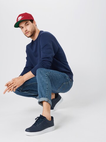 Nike Sportswear Средняя посадка Свитшот 'Club Fleece' в Синий