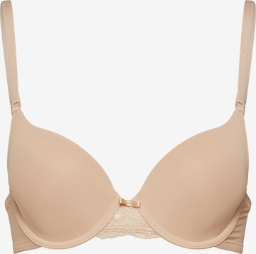 TRIUMPH T-shirt Bra 'Lovely Micro' in Beige: front