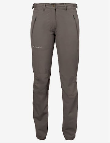 VAUDE Slimfit Hose 'Farley Stretch Pants II' in Braun: predná strana