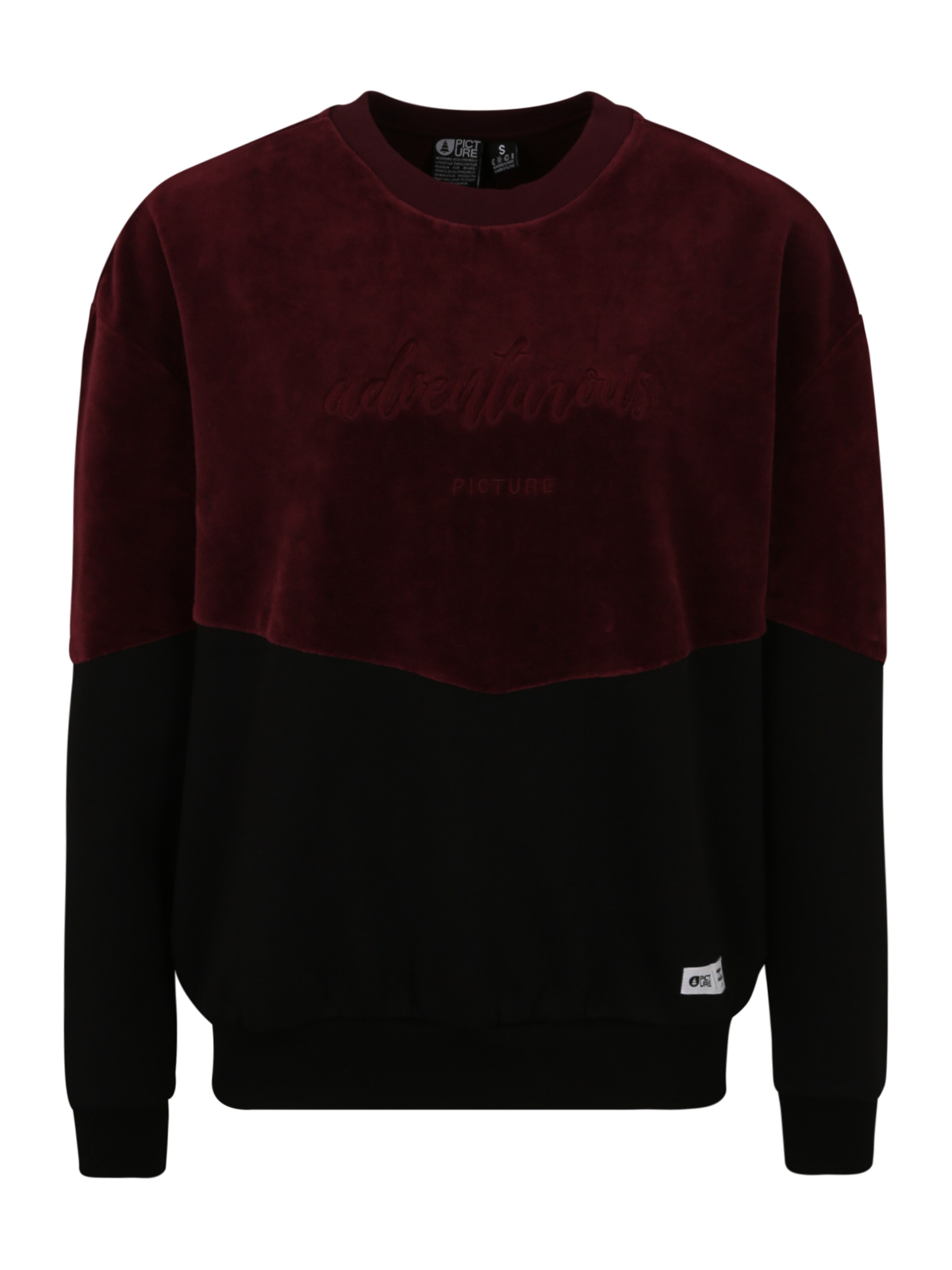 Picture Organic Clothing - Sport-Sweatshirt 'ILONA' in burgunder