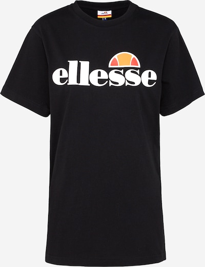 ELLESSE T-Shirt 'Albany' in orange / melone / schwarz / weiß, Produktansicht
