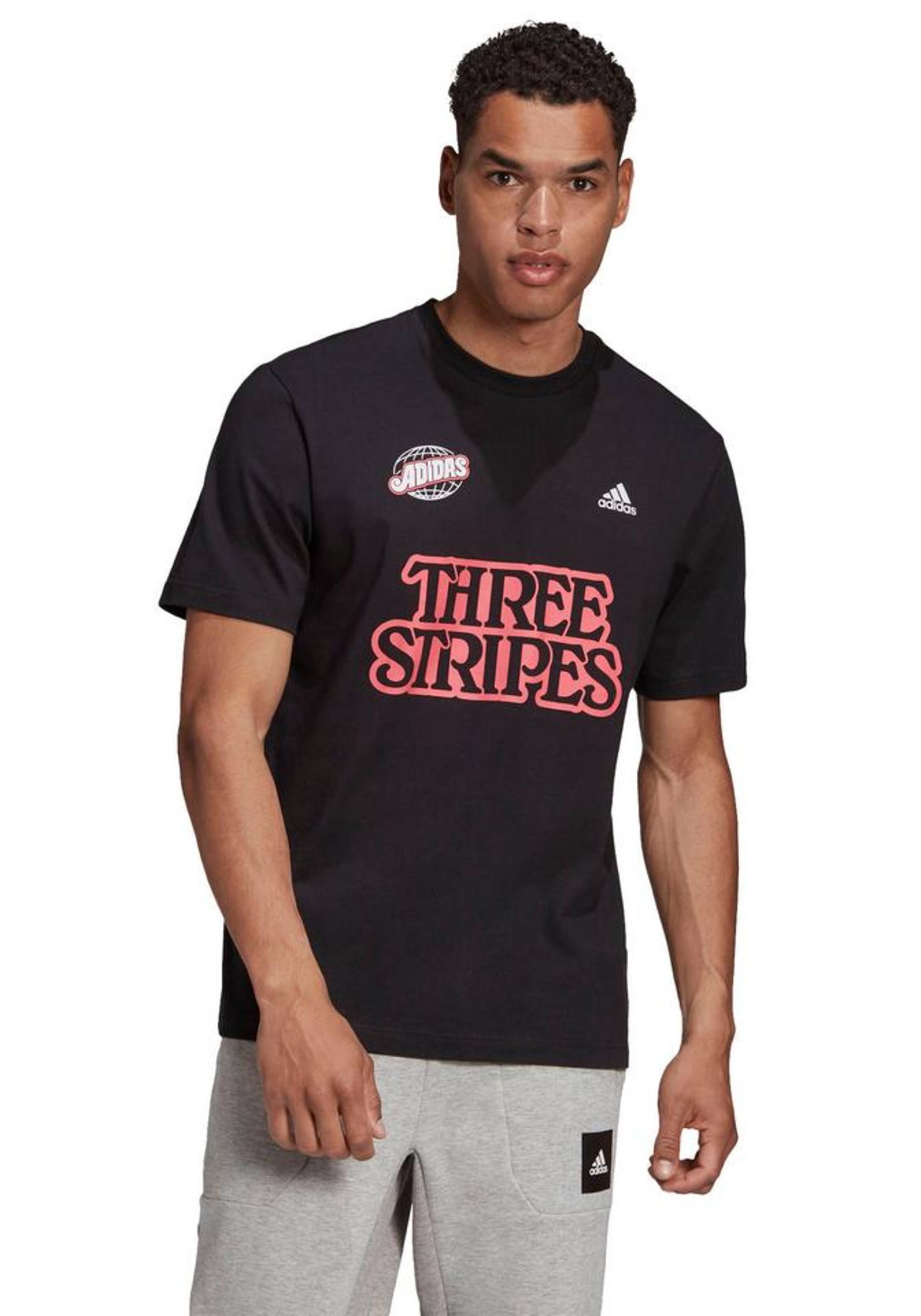 ADIDAS PERFORMANCE Funktionsshirt 'Lucky 8' in Schwarz: Vorderseite