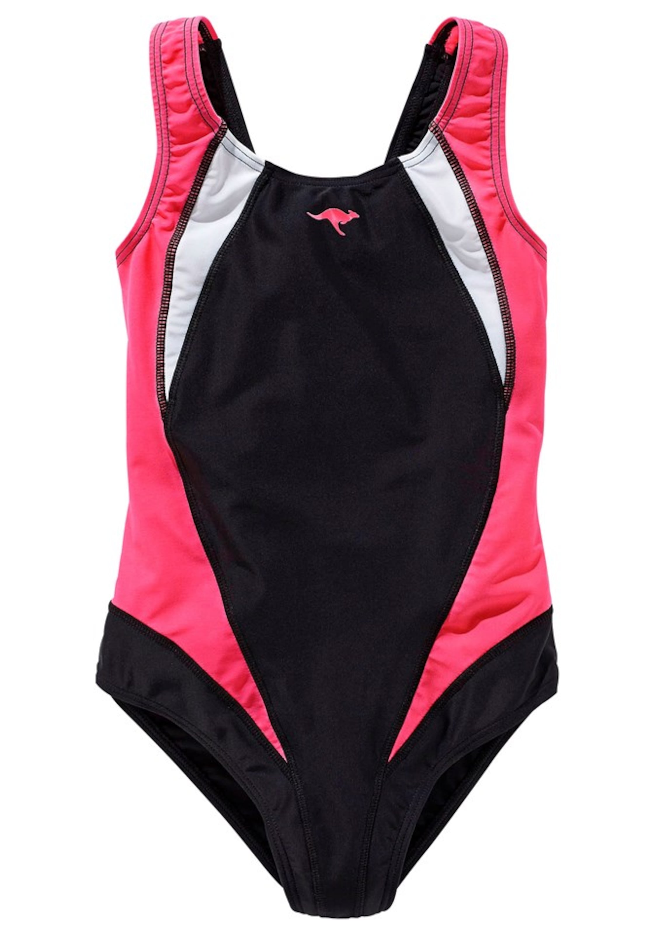 KangaROOS Jednodielne plavky - Čierna: predná strana