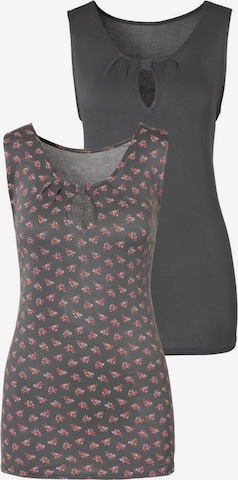 LASCANA Tanktop in Schwarz: predná strana