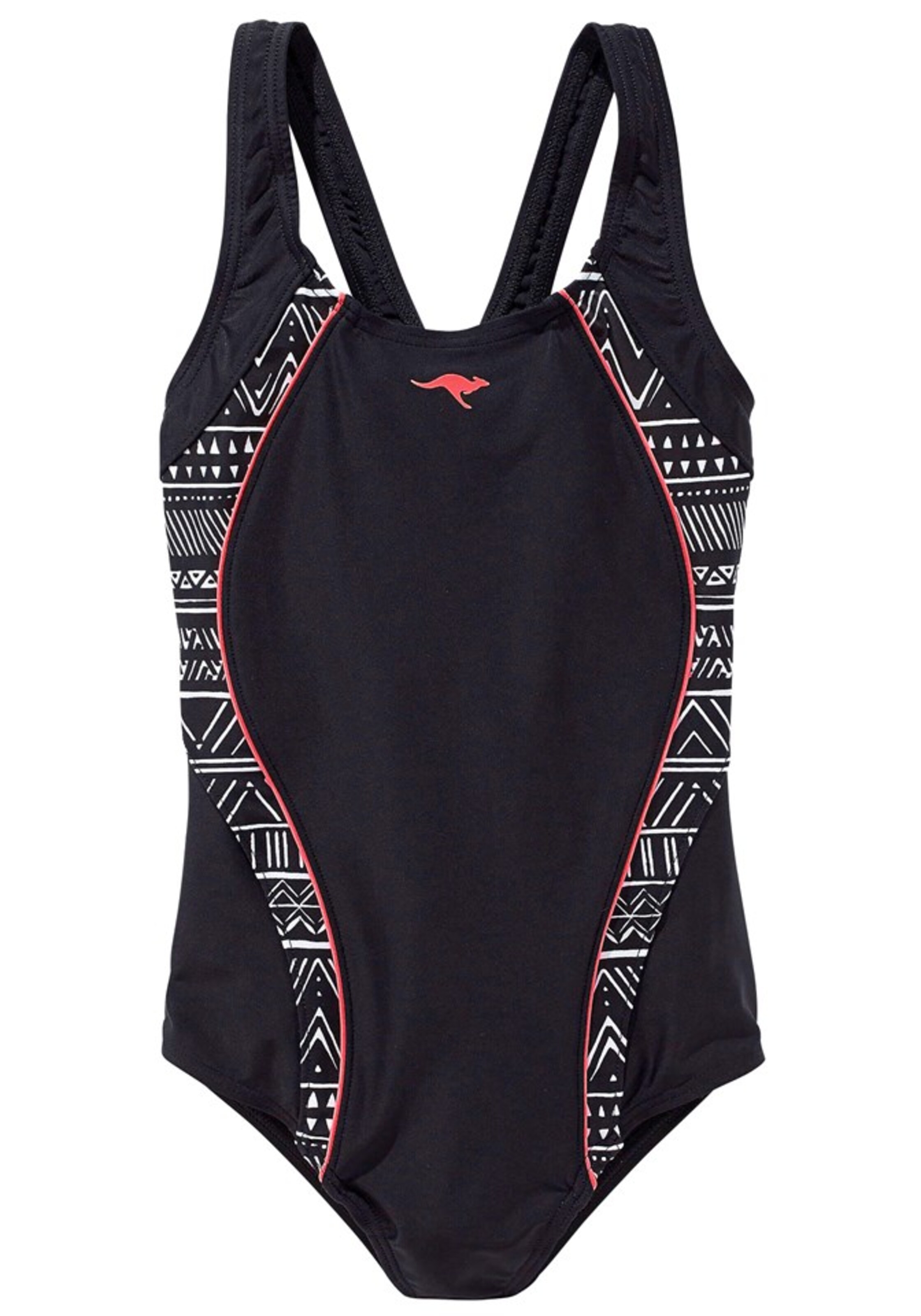KangaROOS Badeanzug in Schwarz: Vorderseite