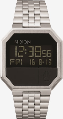 Nixon Digital Watch 'Re-Run' in Silver: front