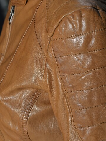 MUSTANG Lederjacke 'Gil' in Braun