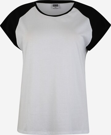 T-shirt Urban Classics en blanc : devant