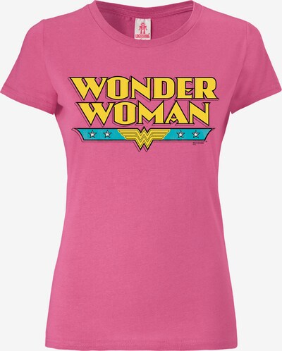 LOGOSHIRT Shirt 'Wonder Woman' in de kleur Pink, Productweergave
