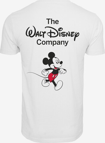 Coupe regular T-Shirt 'Mickey Mouse' Mister Tee en blanc