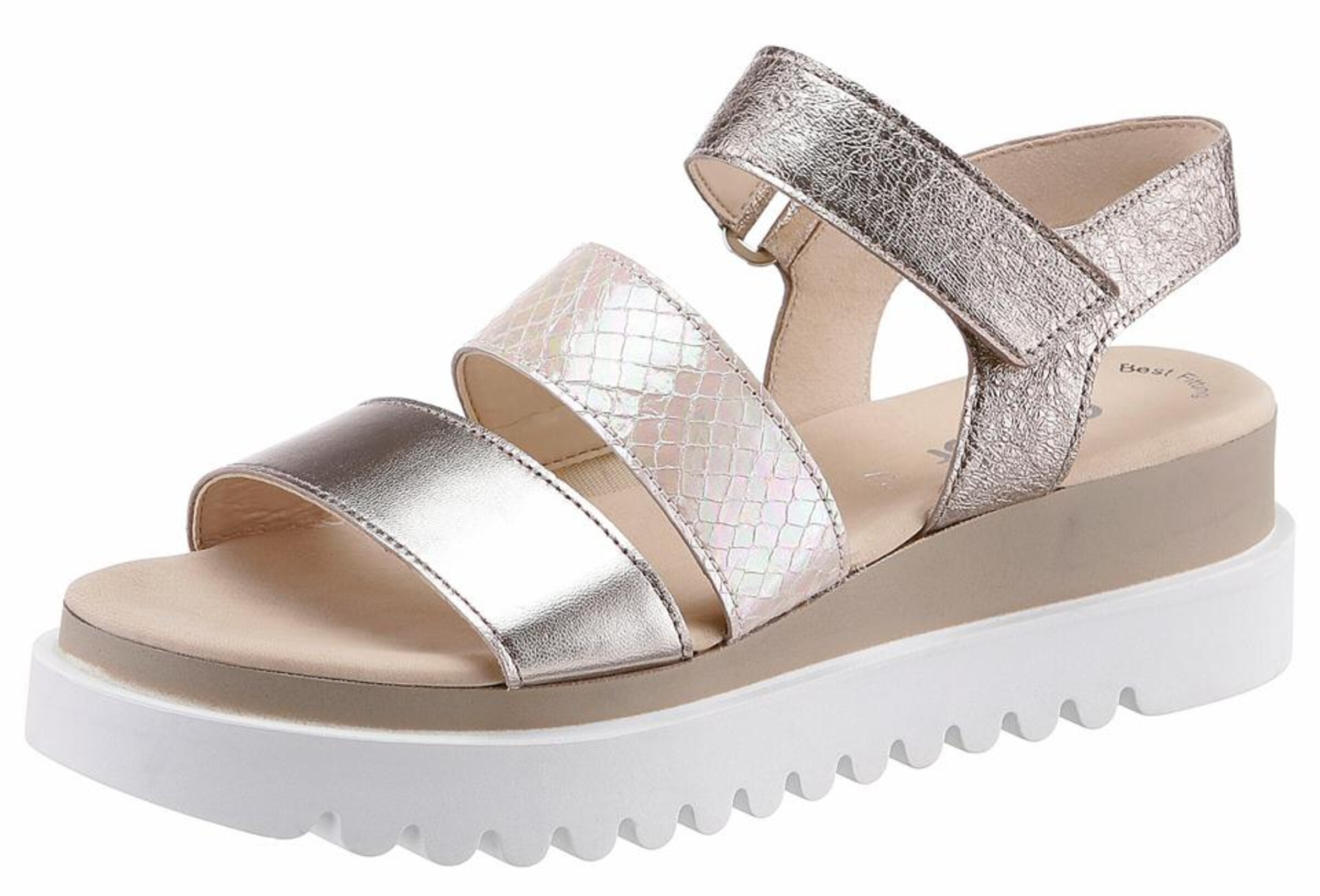 GABOR Sandalette in rosegold ABOUT YOU