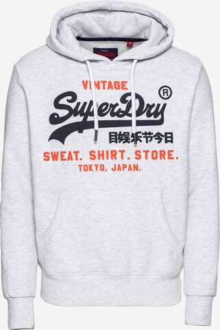 Superdry Sweatshirt in Grijs: voorkant