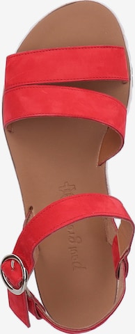 Sandales à lanières Paul Green en rouge