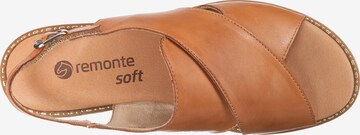 REMONTE Sandały w kolorze brązowy