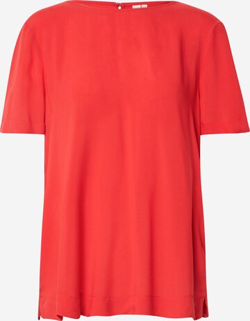 QS Blouse in Rood: voorkant