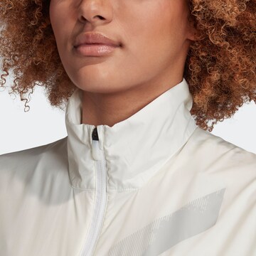 ADIDAS TERREX Training Jacket in White: front