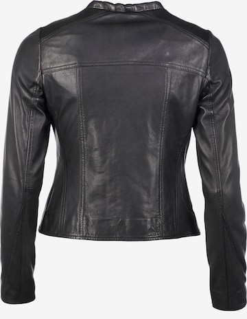 Maze Lederjacke 'Smaragd' in Schwarz