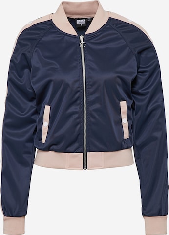 Urban Classics Between-Season Jacket in Blue: front