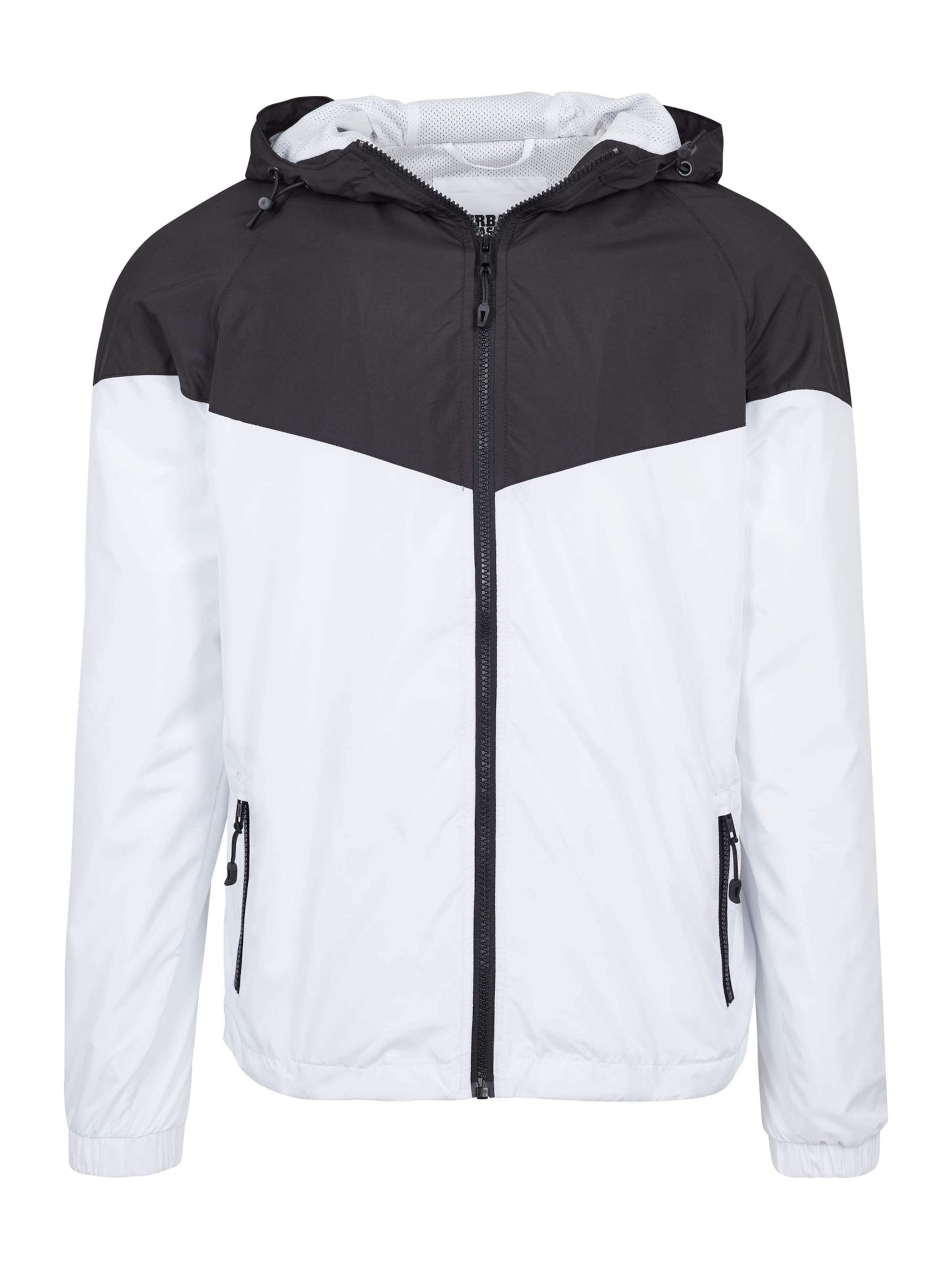 Urban Classics Overgangsjakke i hvid: forside