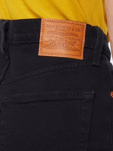 LEVI'S ® Regular Jeans 'Ribcage Straight Ankle' in Zwart