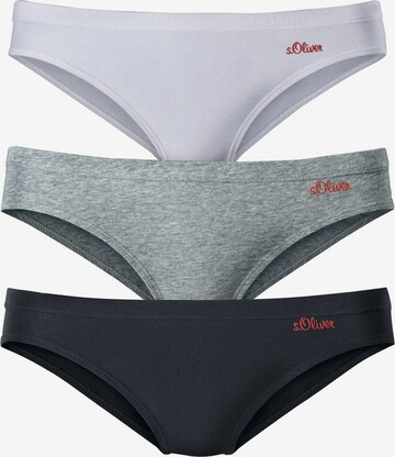 Slip di s.Oliver in grigio: frontale