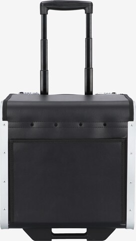 Alassio Pilot Case in Black: front