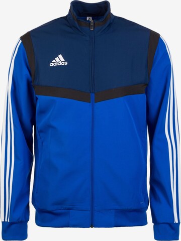 ADIDAS SPORTSWEAR Athletic Jacket 'Tiro 19' in Blue: front