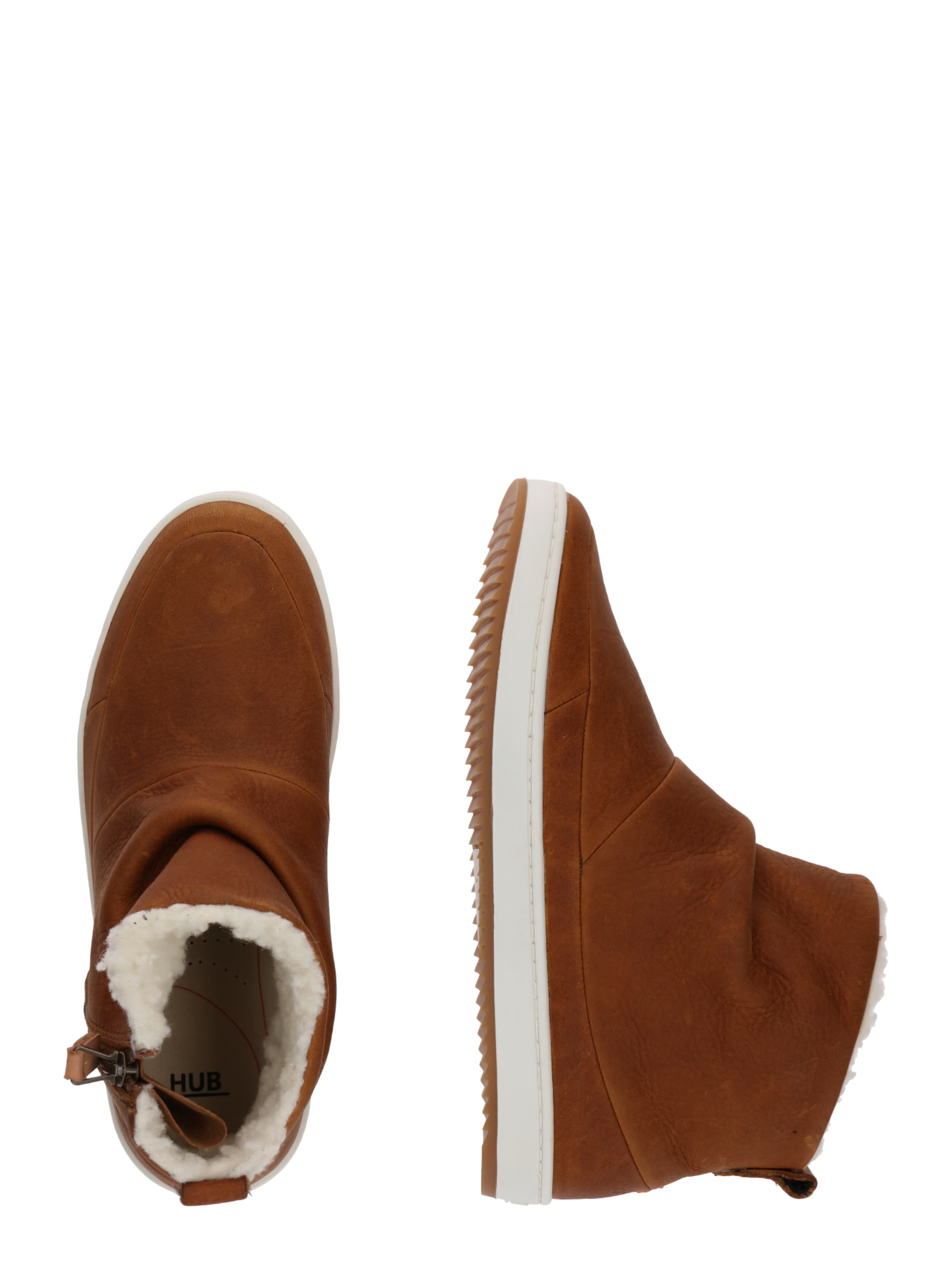 HUB Stiefelette 'Ridge' in Braun: Seite