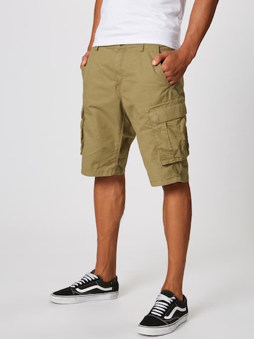 Regular Pantalon cargo ESPRIT en vert