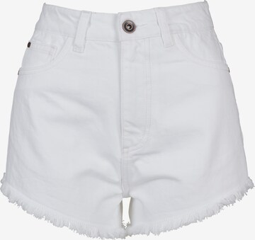 Coupe slim Jean Urban Classics en blanc : devant