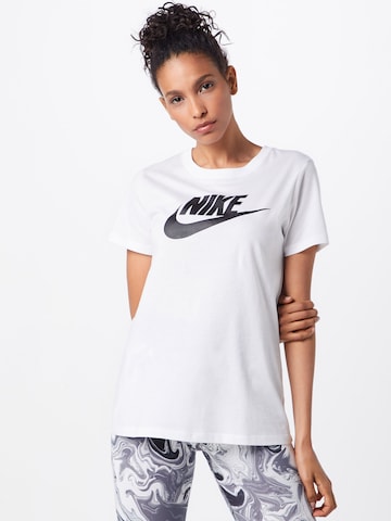 T-shirt 'Futura' Nike Sportswear en blanc : devant