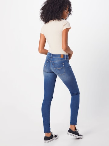 REPLAY Skinny Jeans 'Luz' in Blauw: terug