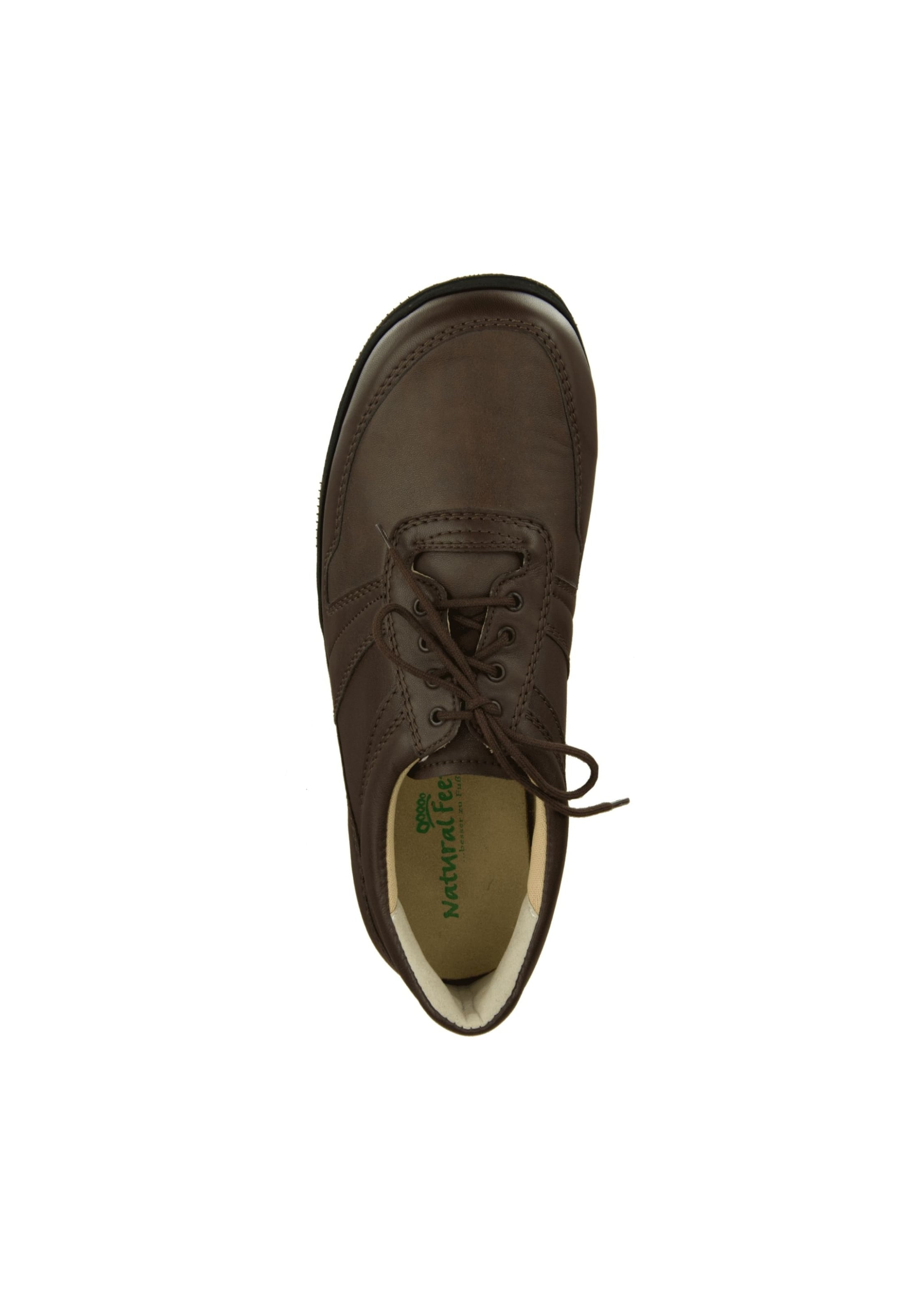 Natural Feet Lace-up shoe 'Karsten XL' in Brown