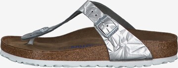 BIRKENSTOCK Zehentrenner in Silber