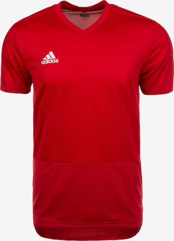 T-Shirt fonctionnel 'Condivo 18' ADIDAS SPORTSWEAR en rouge : devant
