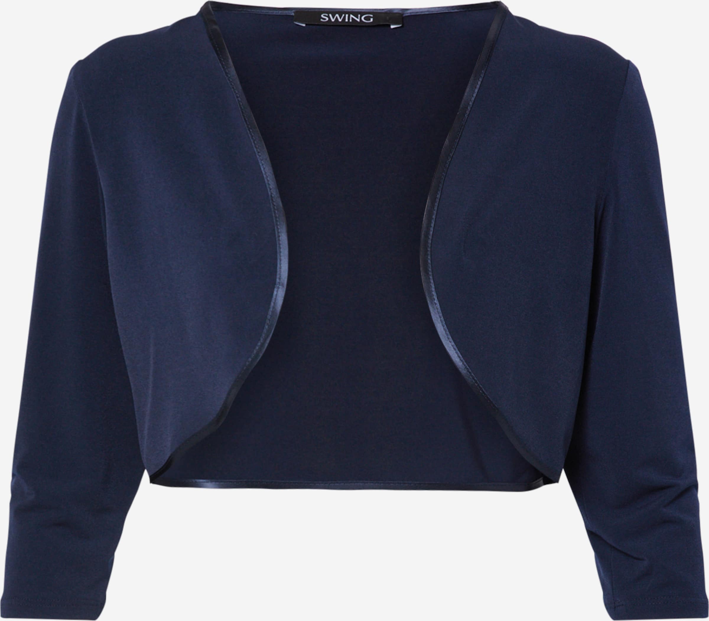 トップス draw drawers Arm Bolero Navy SWING Bolero in Marine Blue | ABOUT YOU