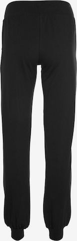 OCEAN SPORTSWEAR Tapered Yogahose in Schwarz