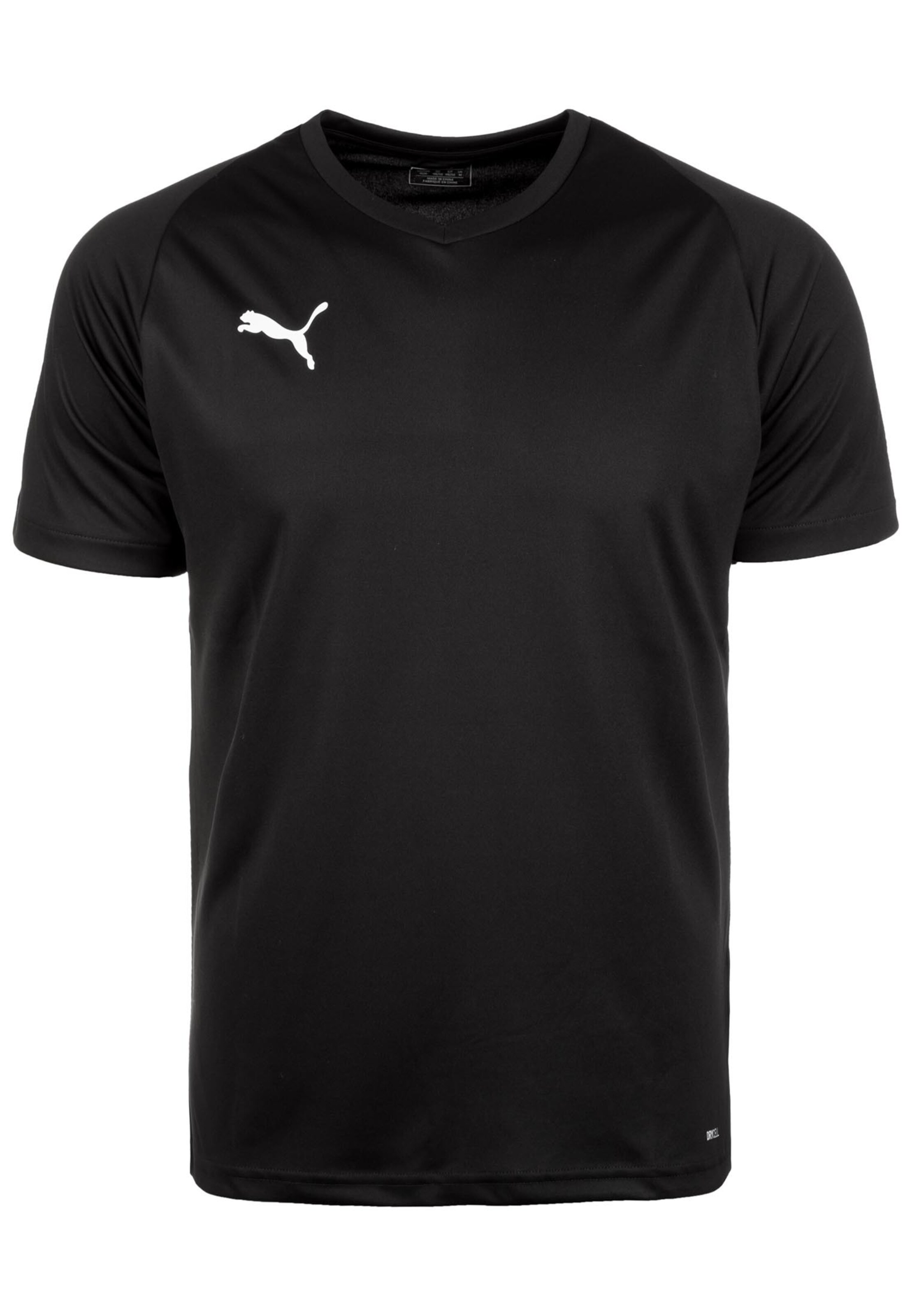 PUMA - Fußballtrikot 'Liga Core' in schwarz