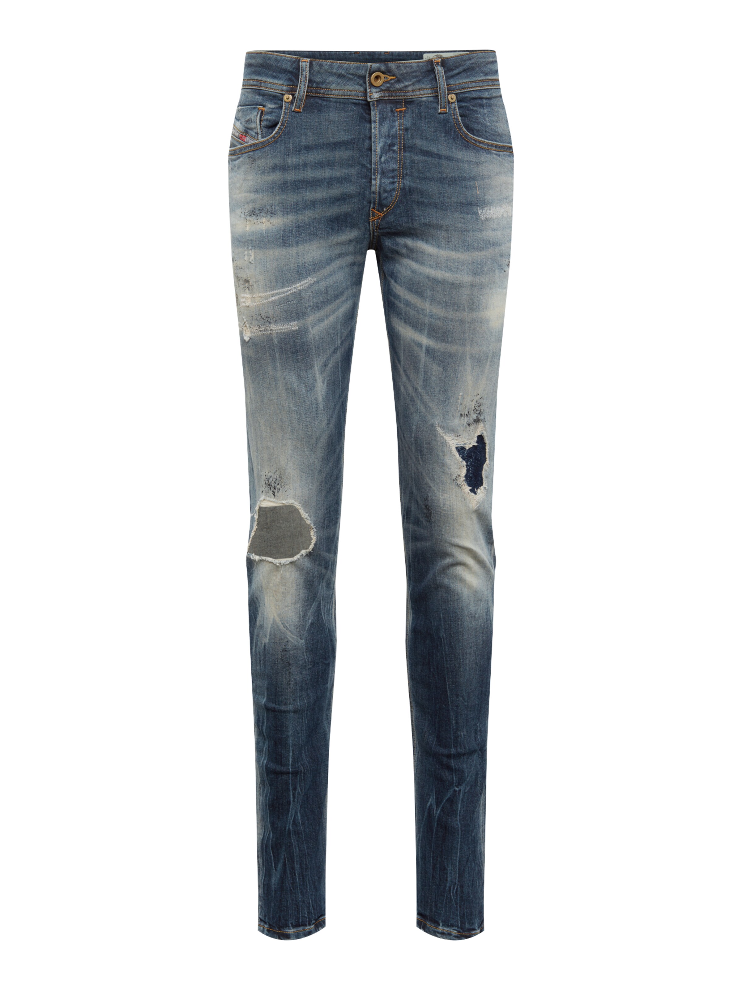 DIESEL - Jeans 'Sleenker' in de kleur Blauw denim