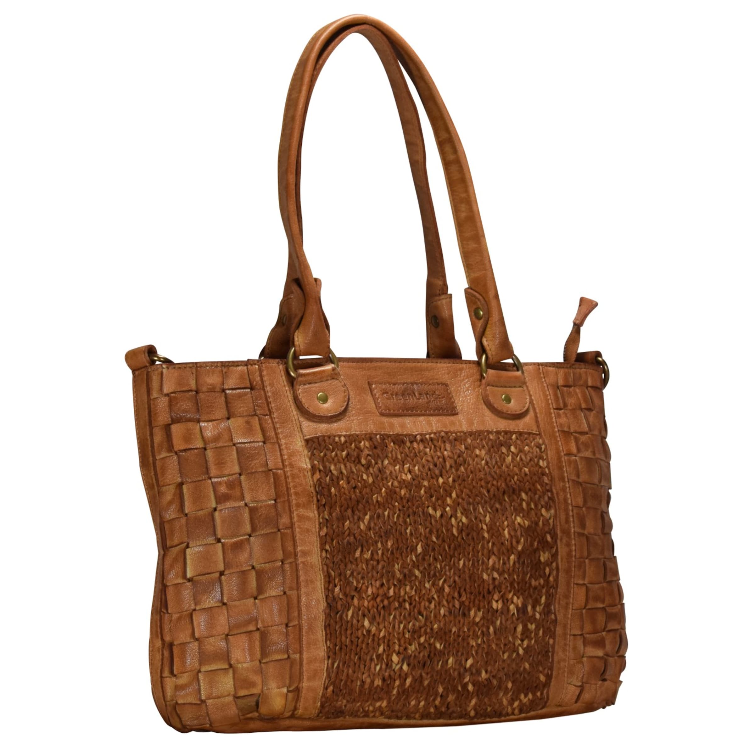 Greenland Nature Shoulder bag 'Femi & Nine' in Brown