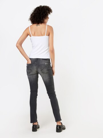 Coupe slim Jean 'Rachelle' GARCIA en gris : derrière