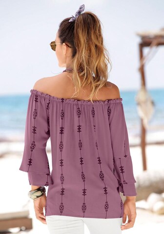 LASCANA Blouse in Purple