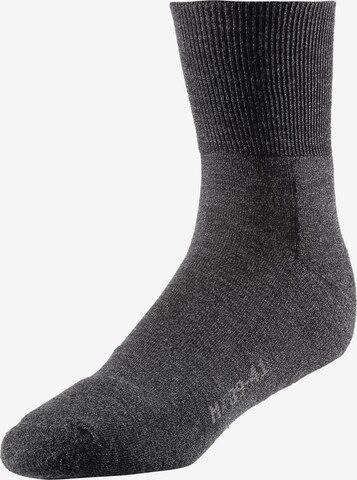 Chaussettes Rohner Socks en noir : devant