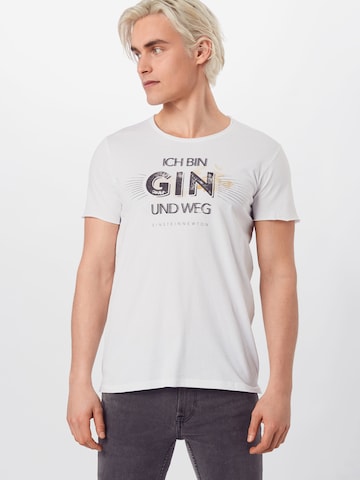 EINSTEIN & NEWTON Regular fit T-shirt 'Gin Weg' i vit: framsida