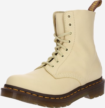 Bottines à lacets 'Pascal' Dr. Martens en beige : devant