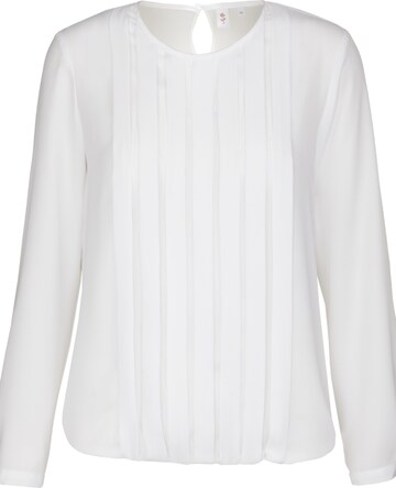 SEIDENSTICKER Blouse ' Schwarze Rose ' in White: front