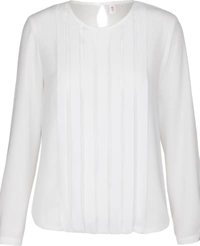 SEIDENSTICKER Bluza ' Schwarze Rose ' | bela barva, Prikaz izdelka